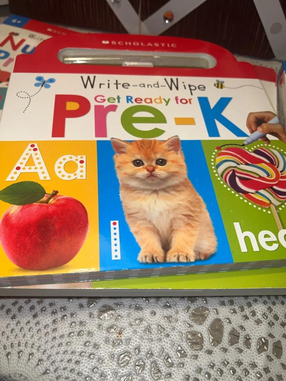 Scholastic Write-and-Wipe Pre-K & Practice Workbook Set - Multicolor